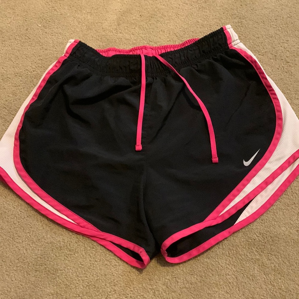 drawstring lined nike dri fit running shorts